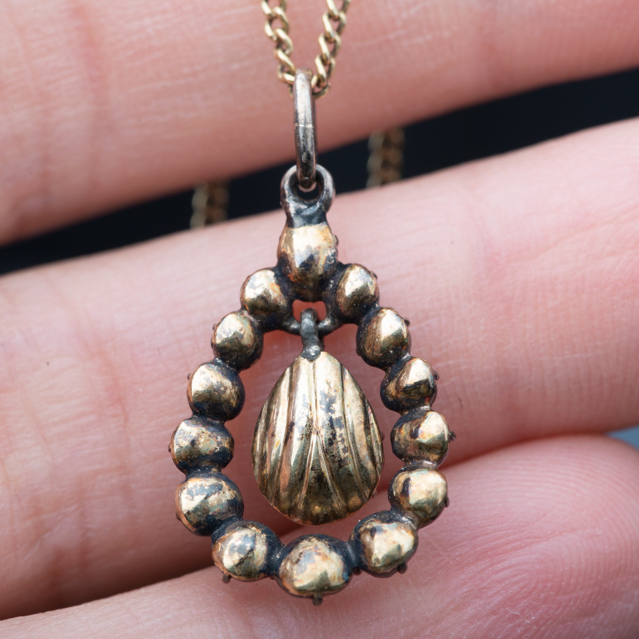 Victorian Rosecut Diamond Pendant - LUXORIA VITA