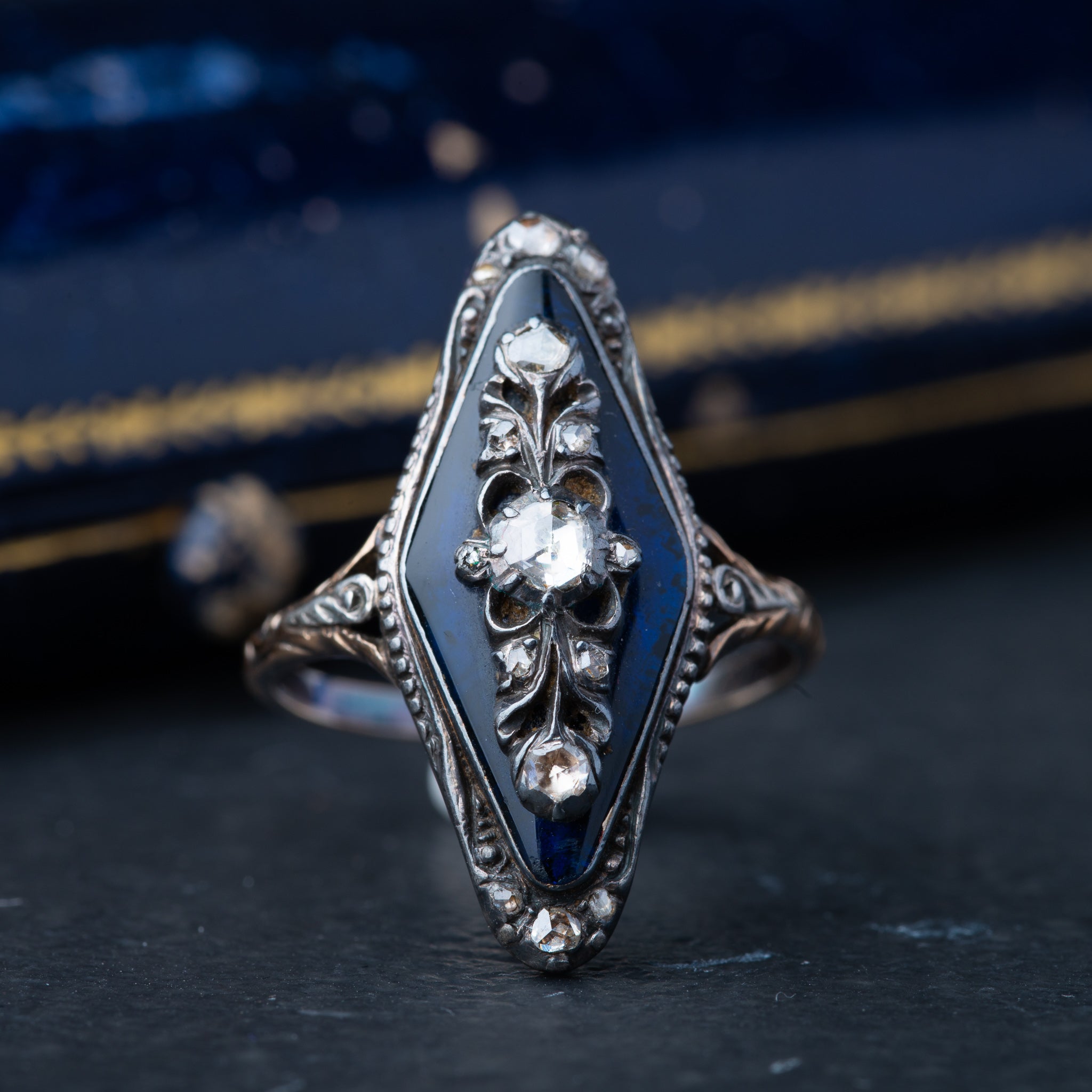 Antique “Bague Au Firmament” Ring - Luxoria Vita