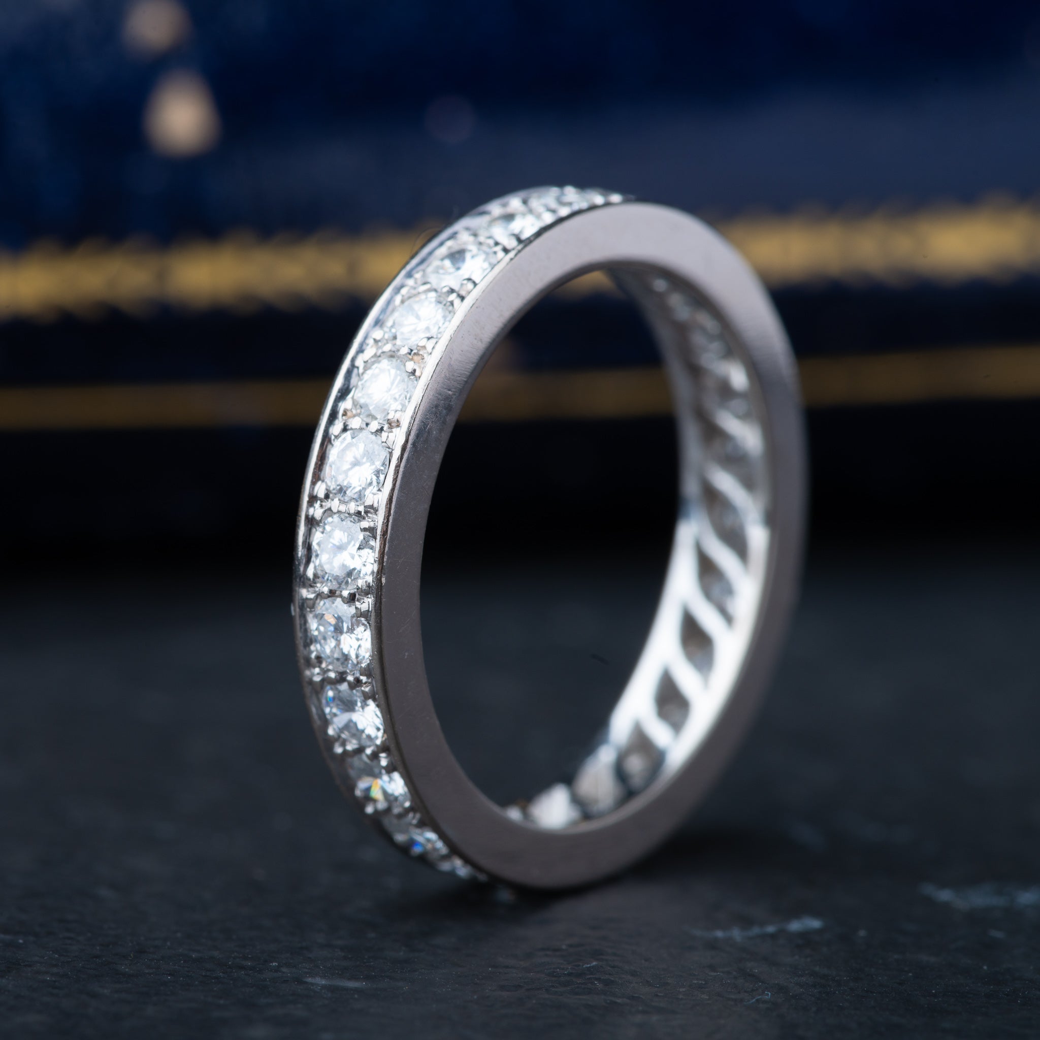Art Deco 1.3ct Diamond Eternity Ring - Luxoria Vita