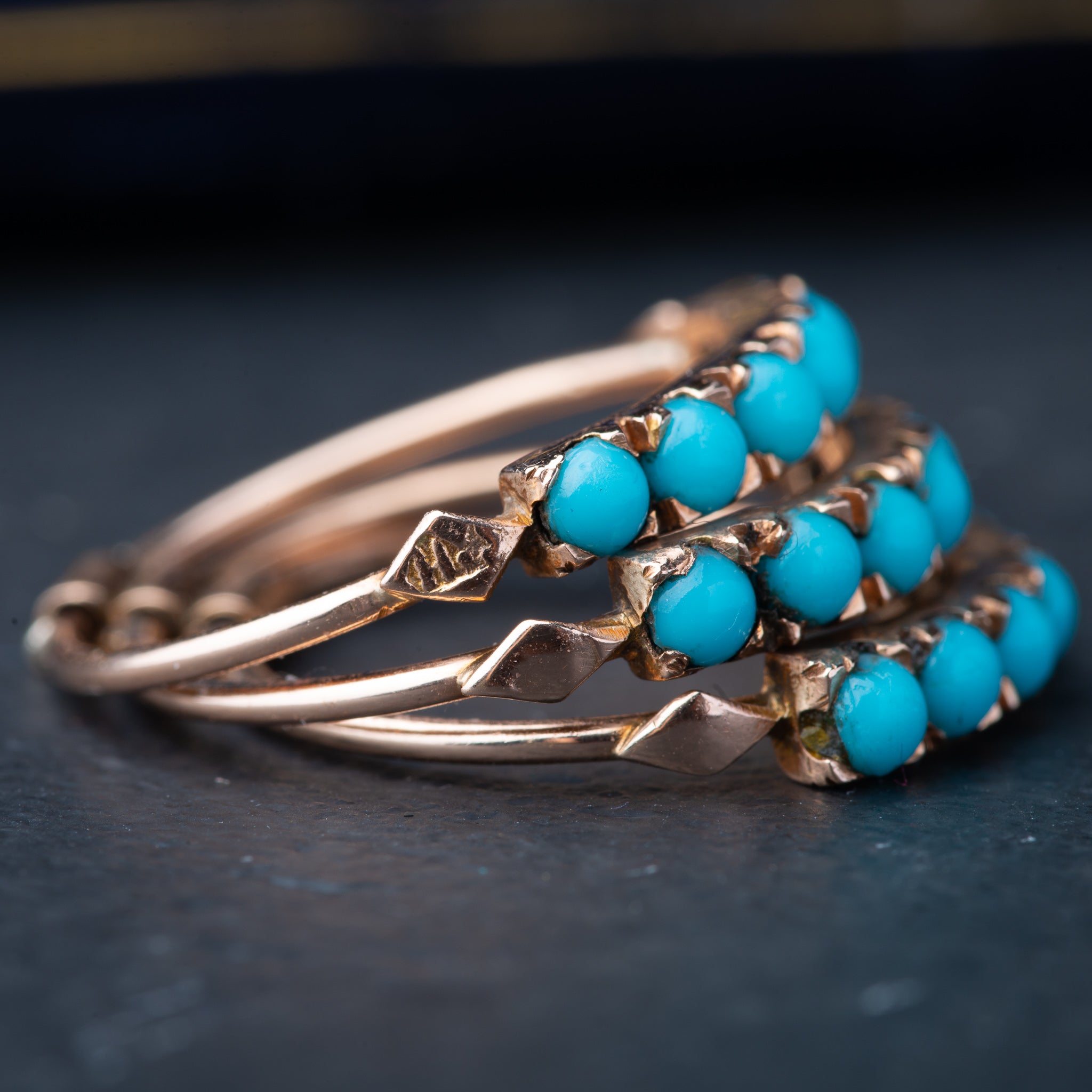 Vintage Turquoise Harem Ring