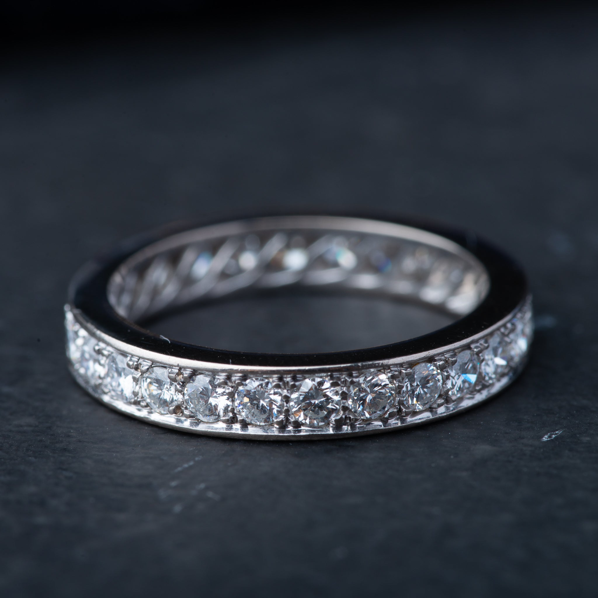 Art Deco 1.3ct Diamond Eternity Ring - Luxoria Vita