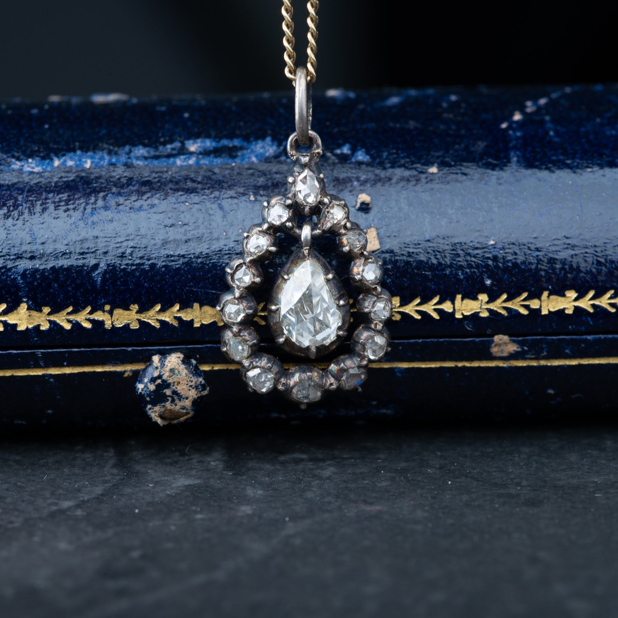 Victorian Rosecut Diamond Pendant - LUXORIA VITA