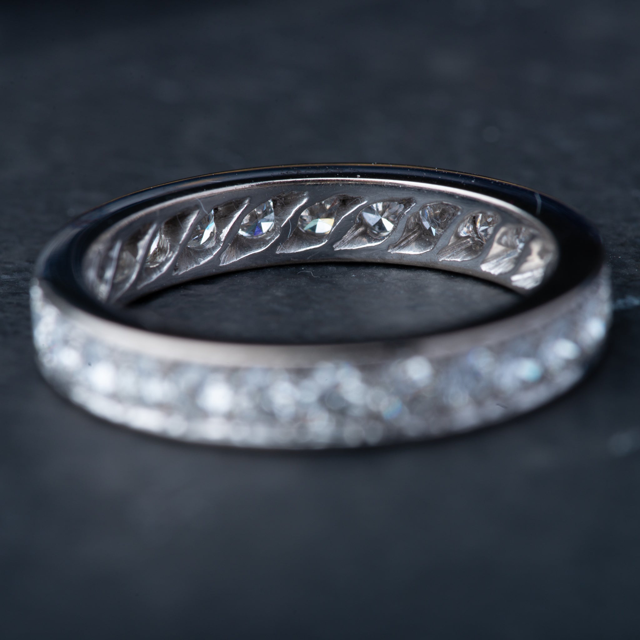 Art Deco 1.3ct Diamond Eternity Ring - Luxoria Vita