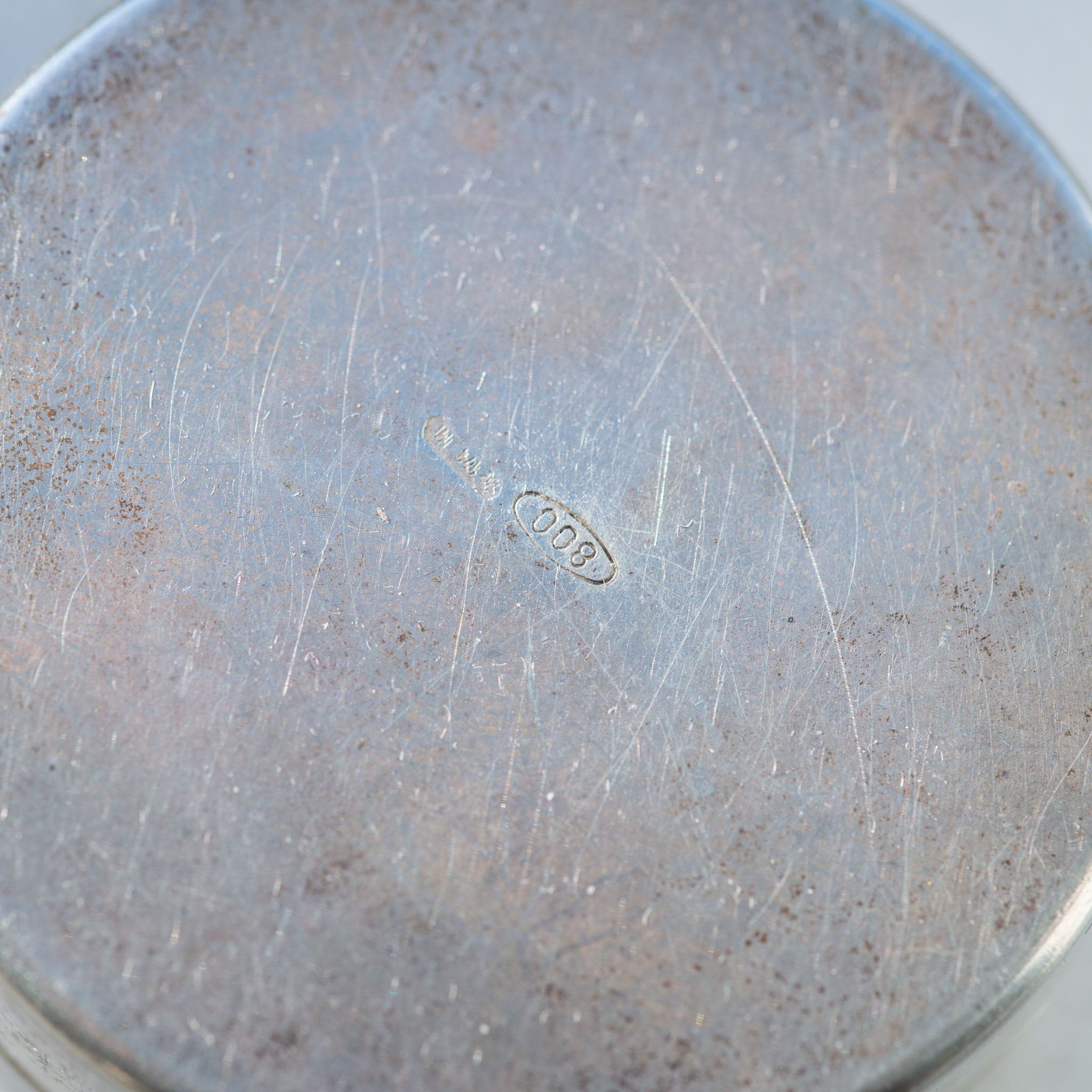 Antique Guilloché Enamel Pill Box - Antique Castle Rings