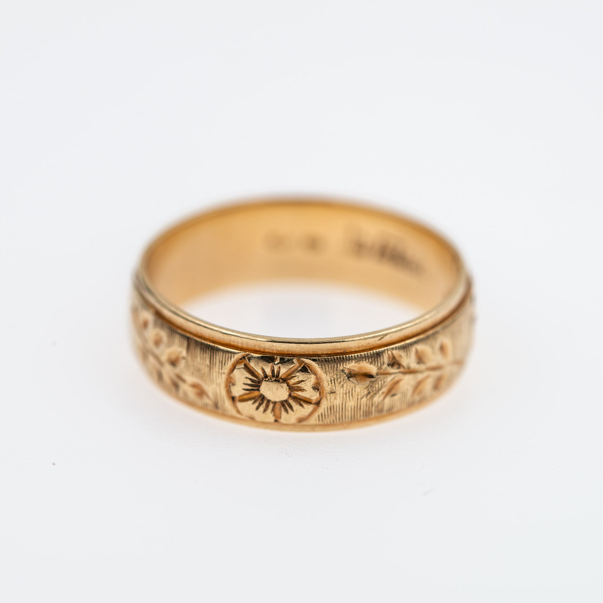 Vintage Blossom Wedding Band - LUXORIA VITA