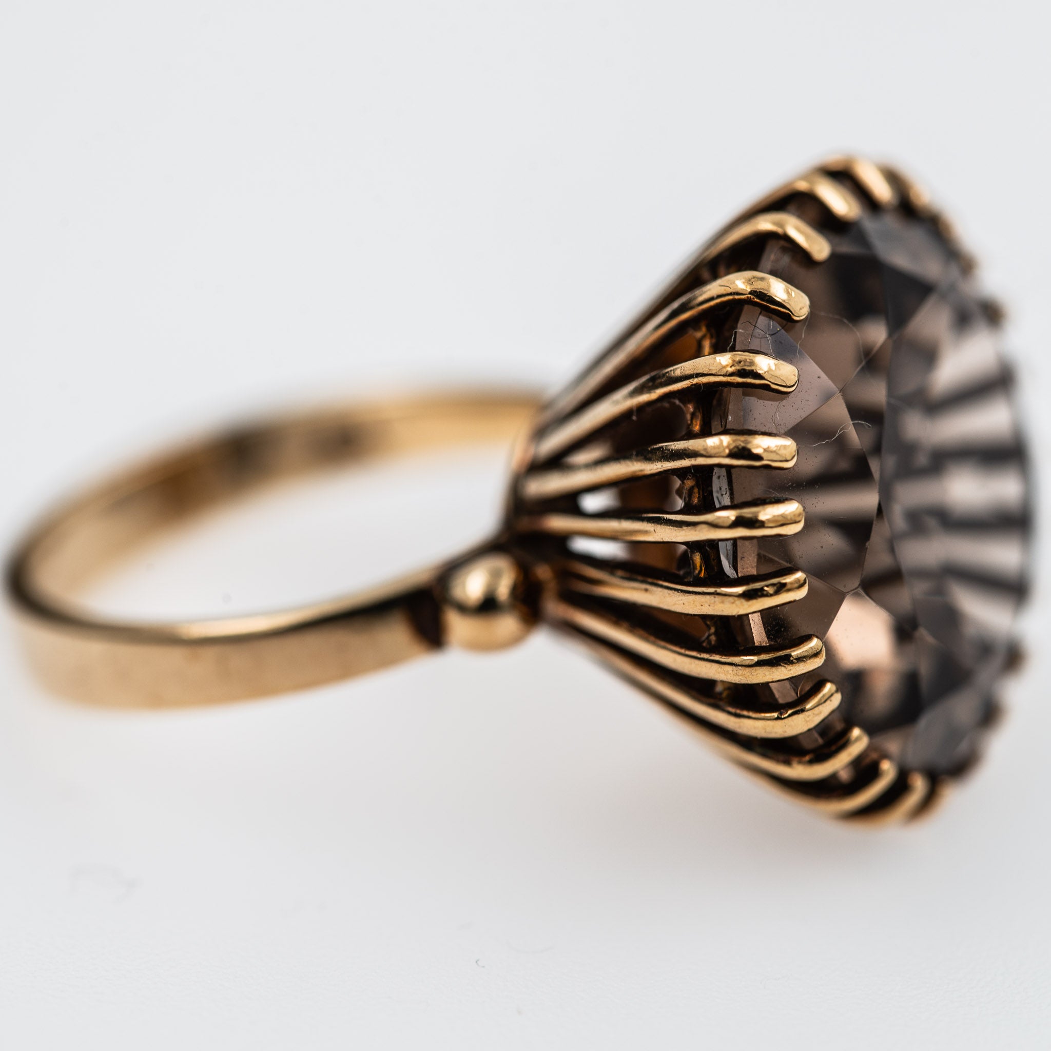 Vintage Smokey Topaz Ring - LUXORIA VITA