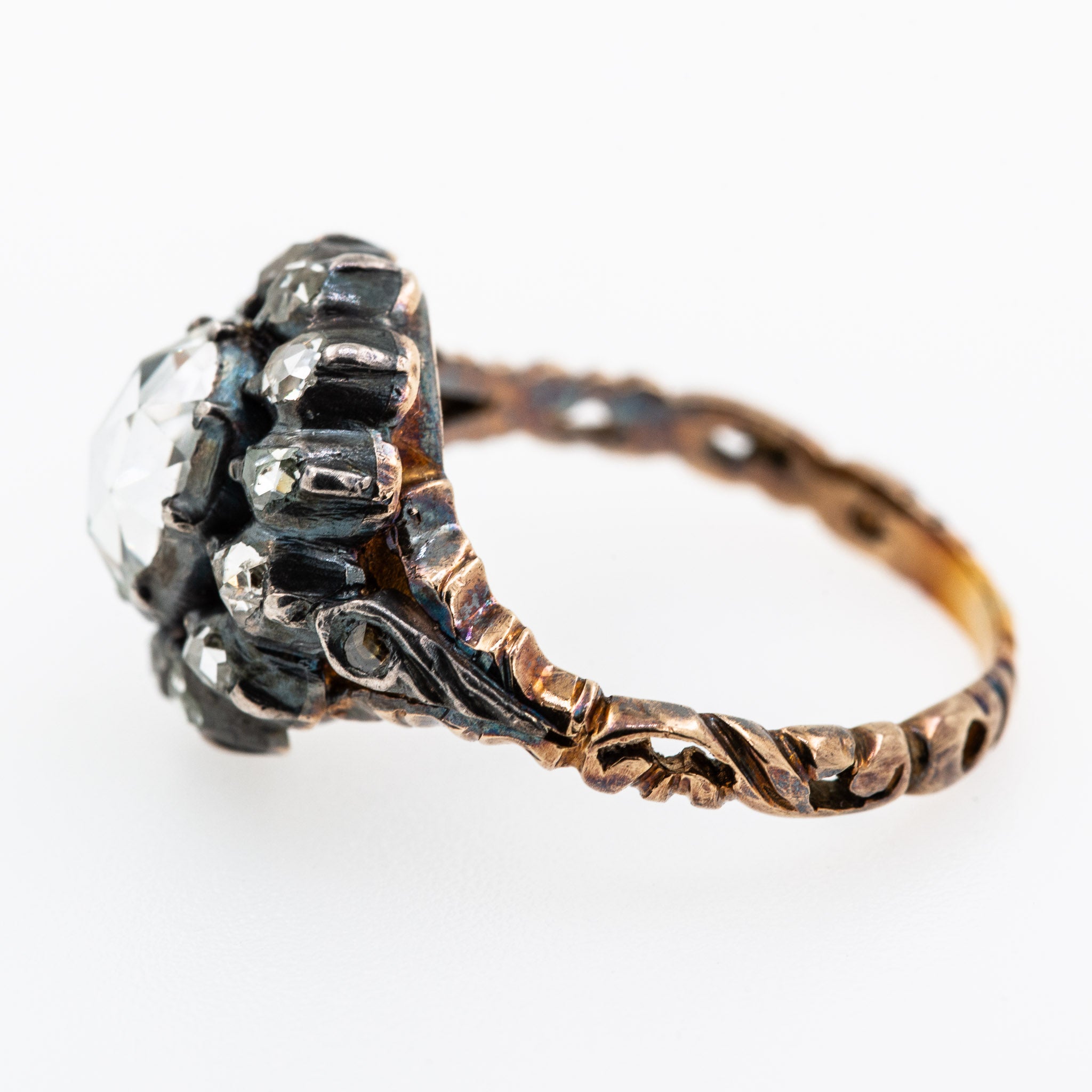 2.00ct Rosecut Diamond Entourage Ring - LUXORIA VITA