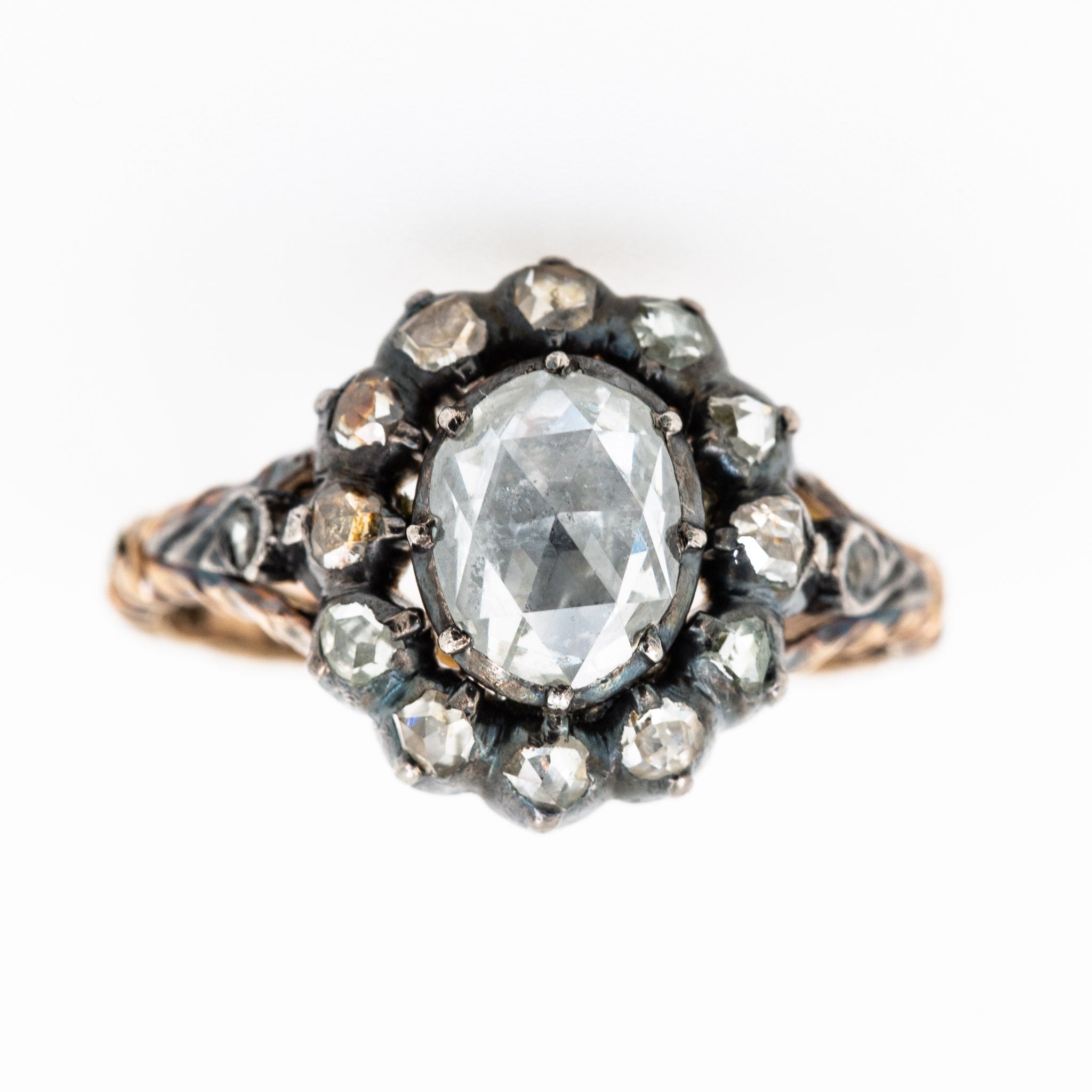 2.00ct Rosecut Diamond Entourage Ring - LUXORIA VITA