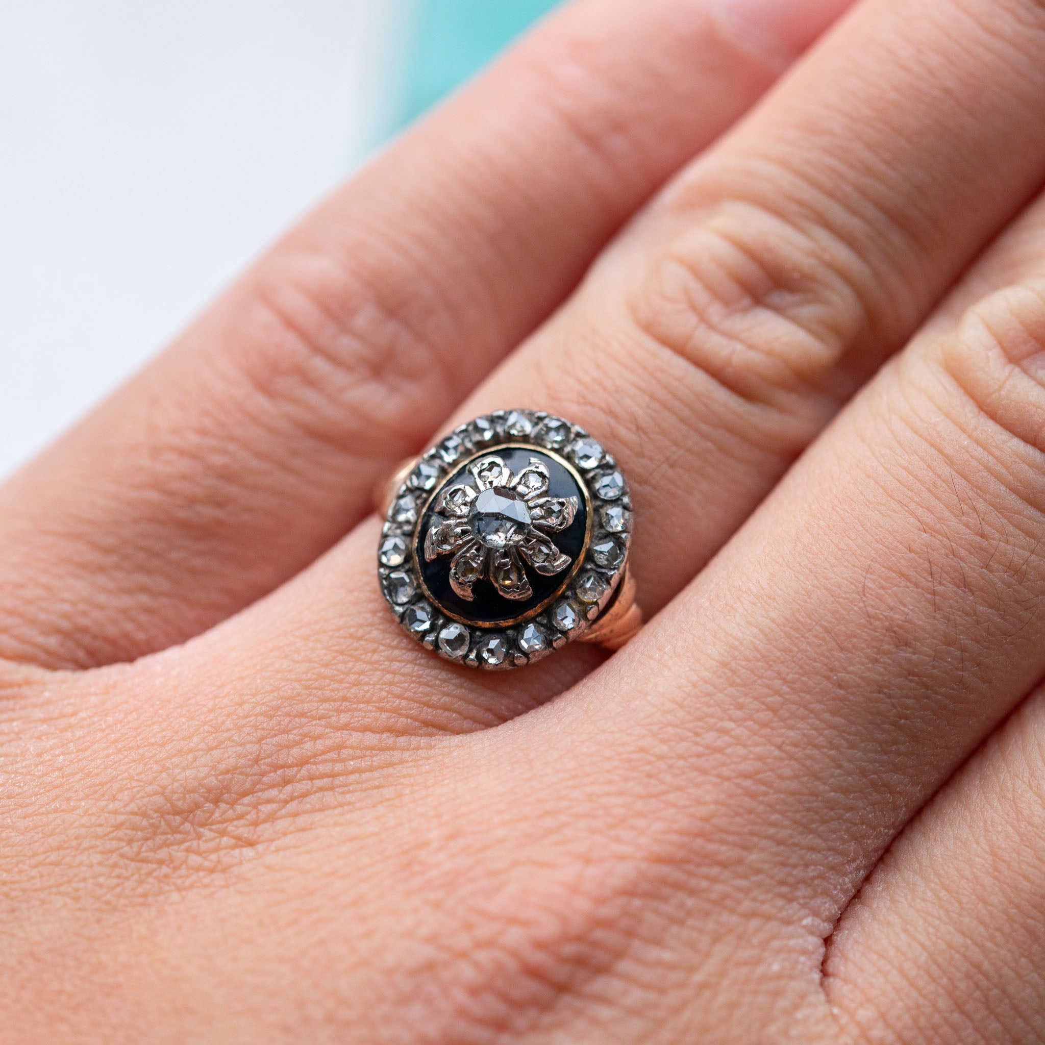 Dutch Bague au Firmament Rosecut Diamond Ring