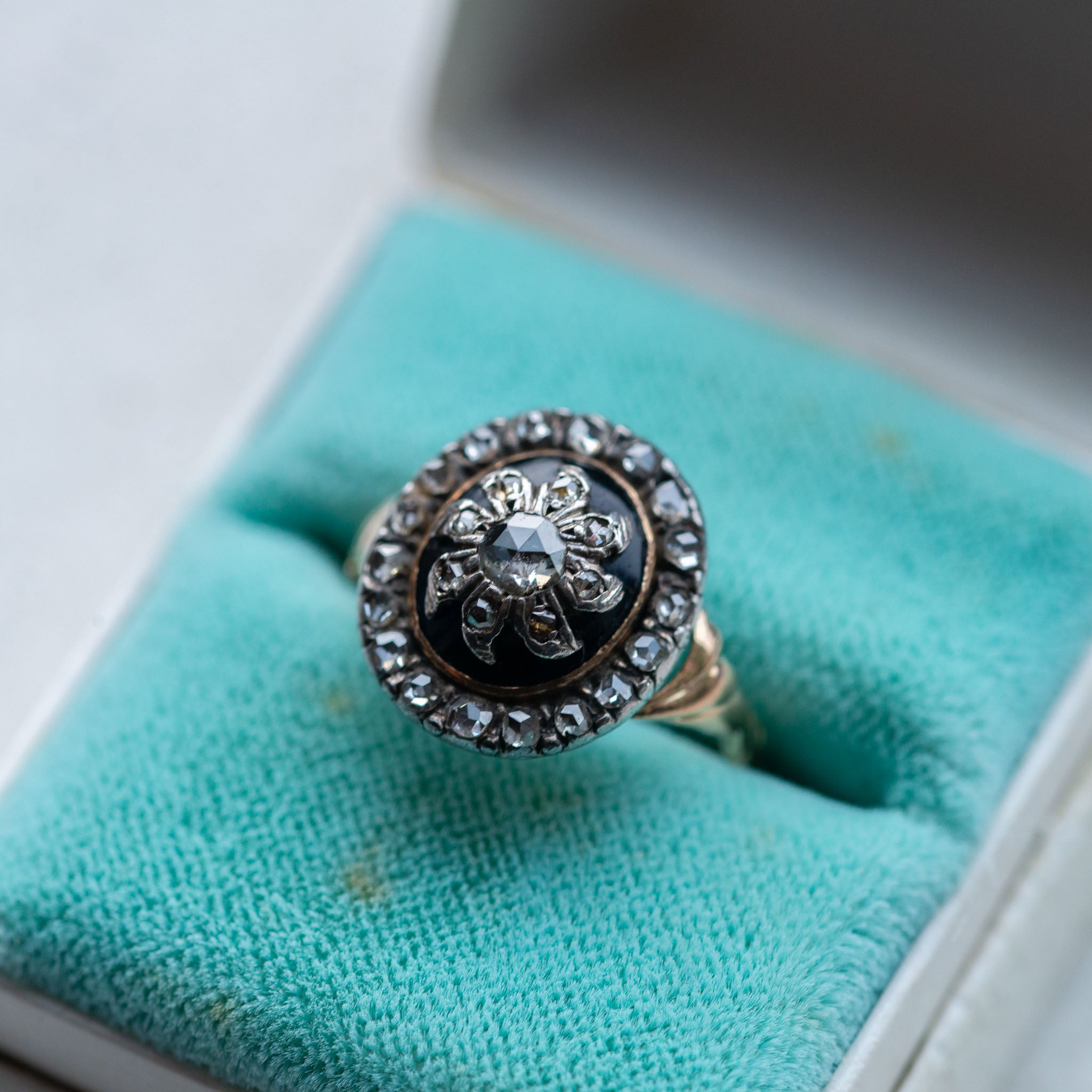 Dutch Bague au Firmament Rosecut Diamond Ring