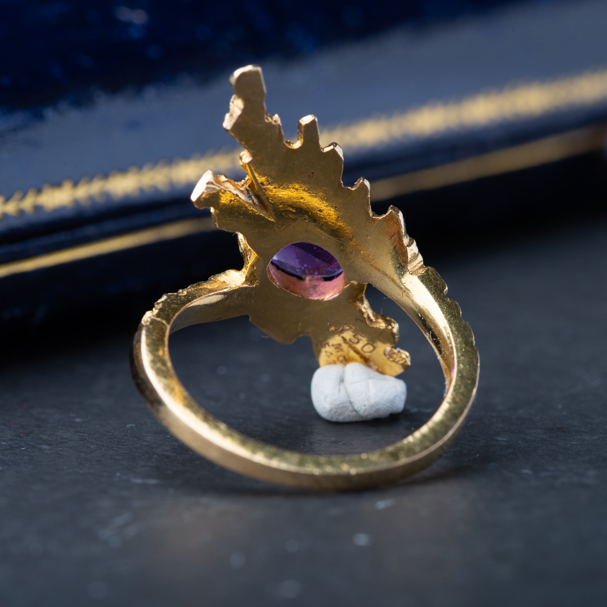 Vintage Assymetric Sapphire Ring - Luxoria Vita