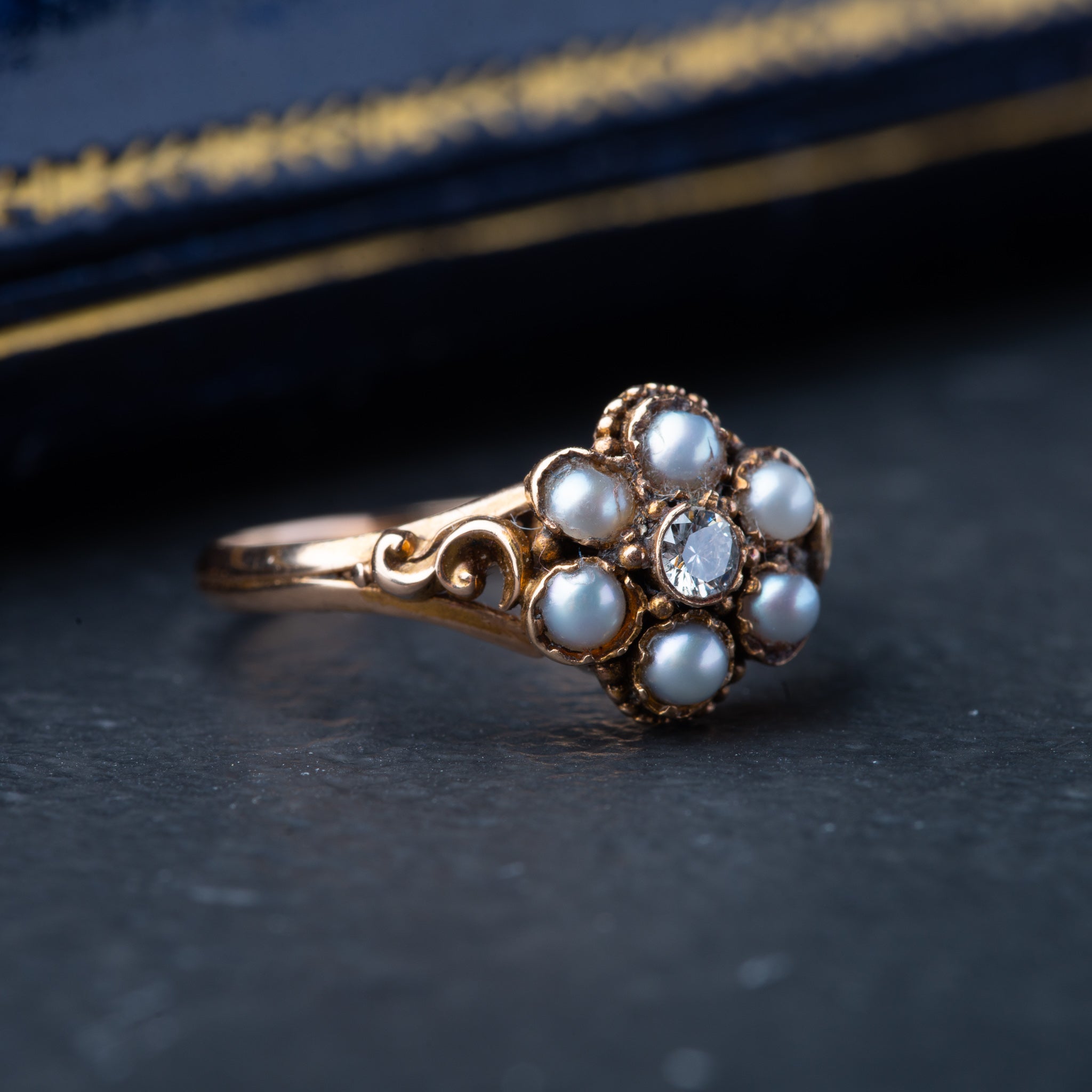 Victorian English Pearl Ring - Luxoria Vita