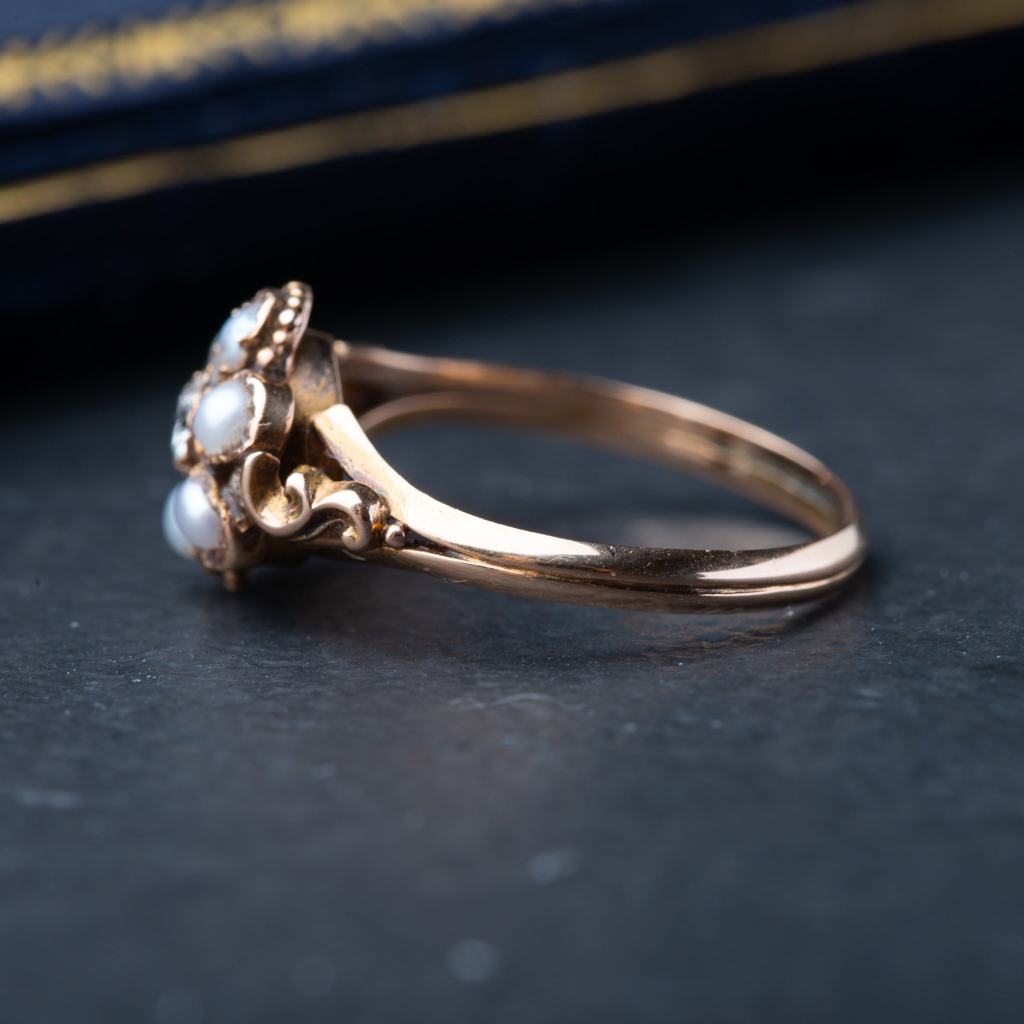 Victorian English Pearl Ring - Luxoria Vita