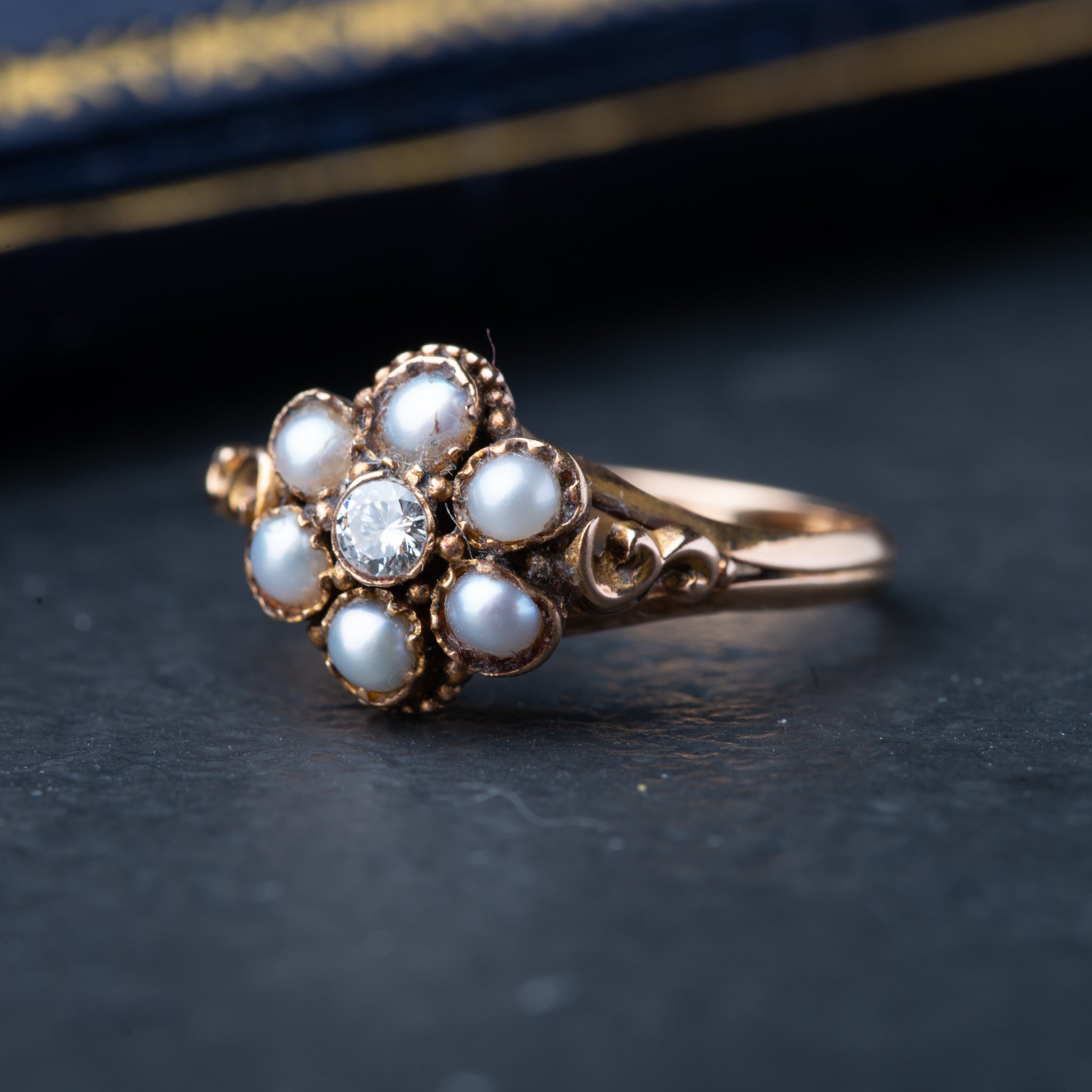 Victorian English Pearl Ring - Luxoria Vita
