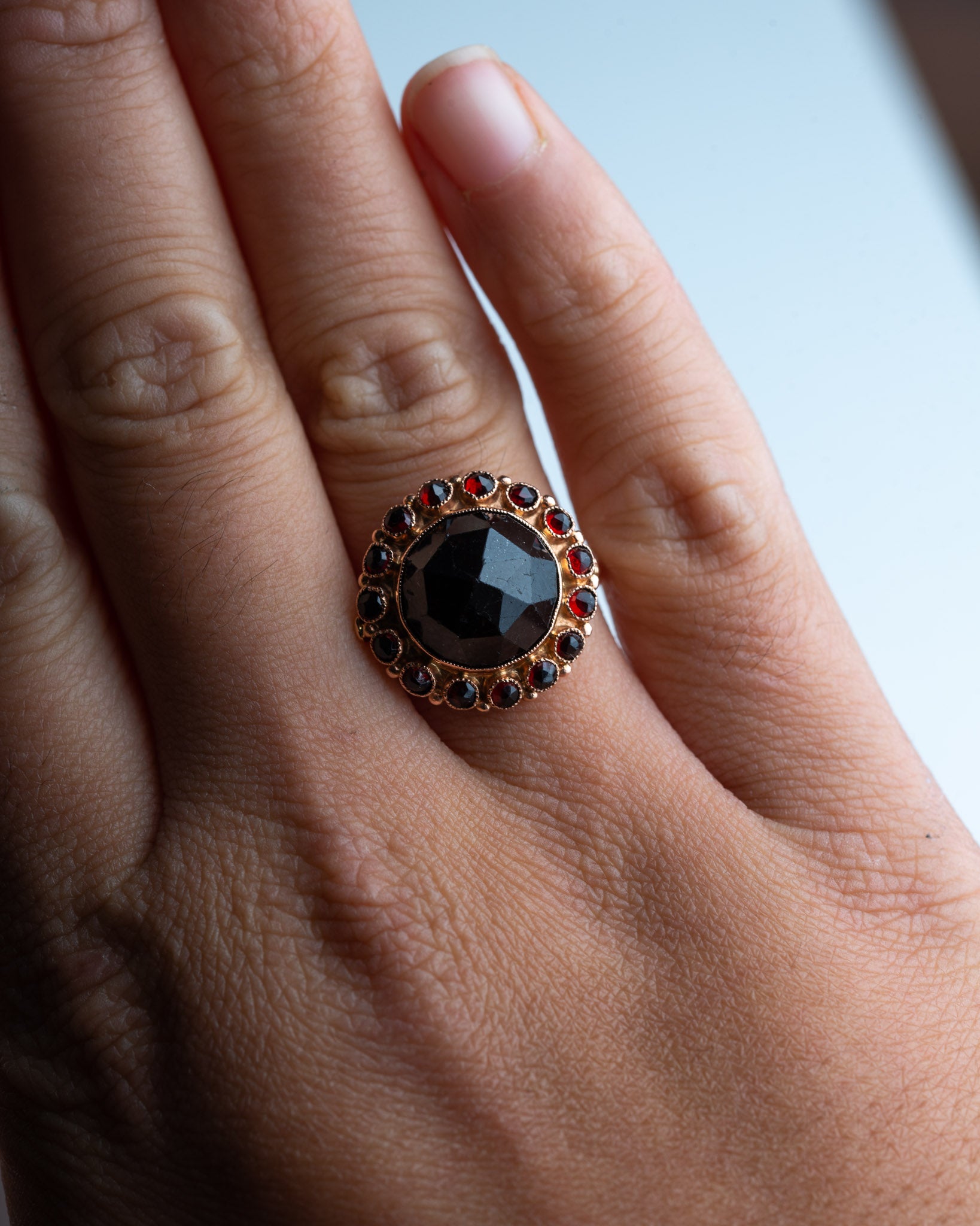 Vintage Dutch Garnet Ring - LUXORIA VITA