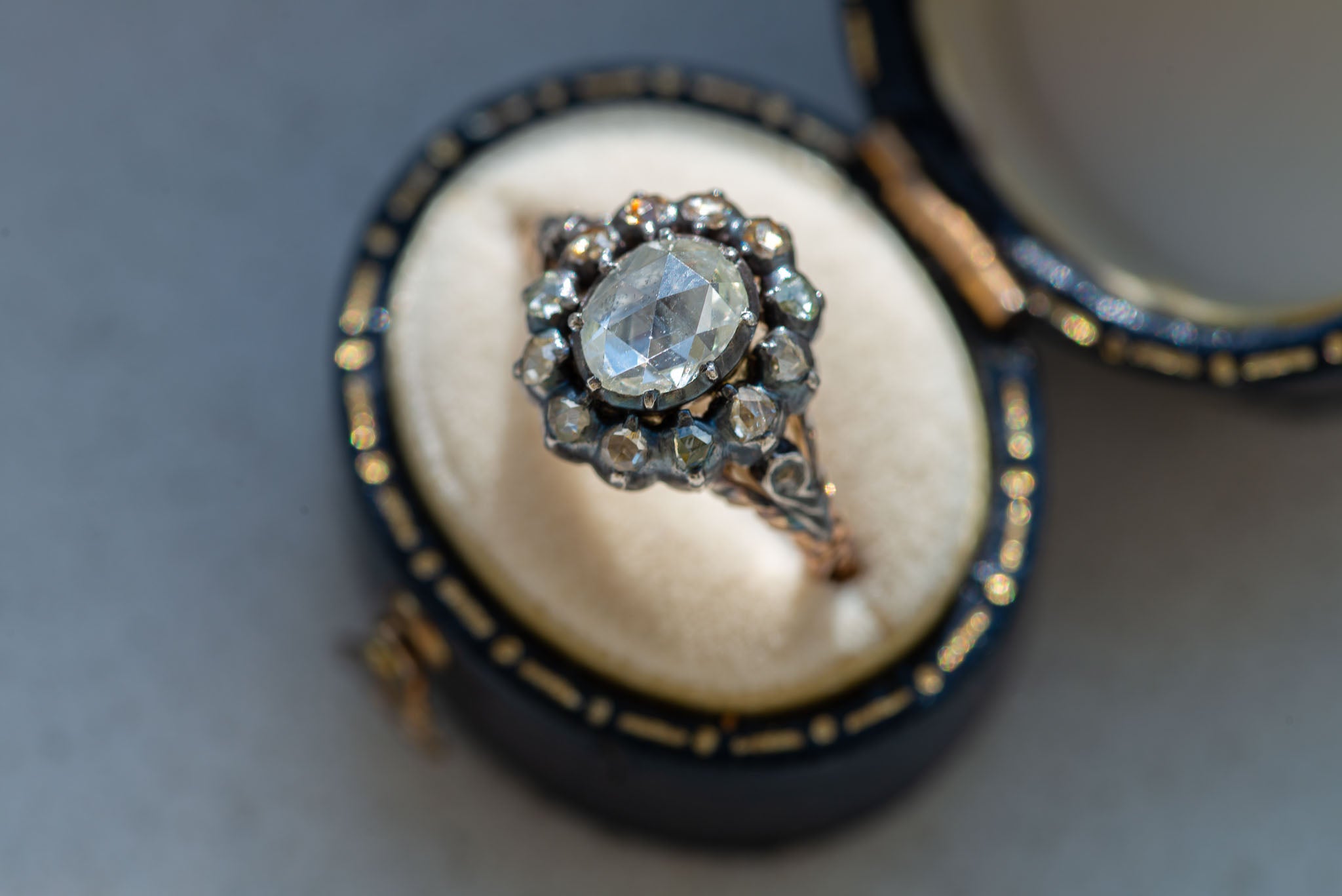 2.00ct Rosecut Diamond Entourage Ring