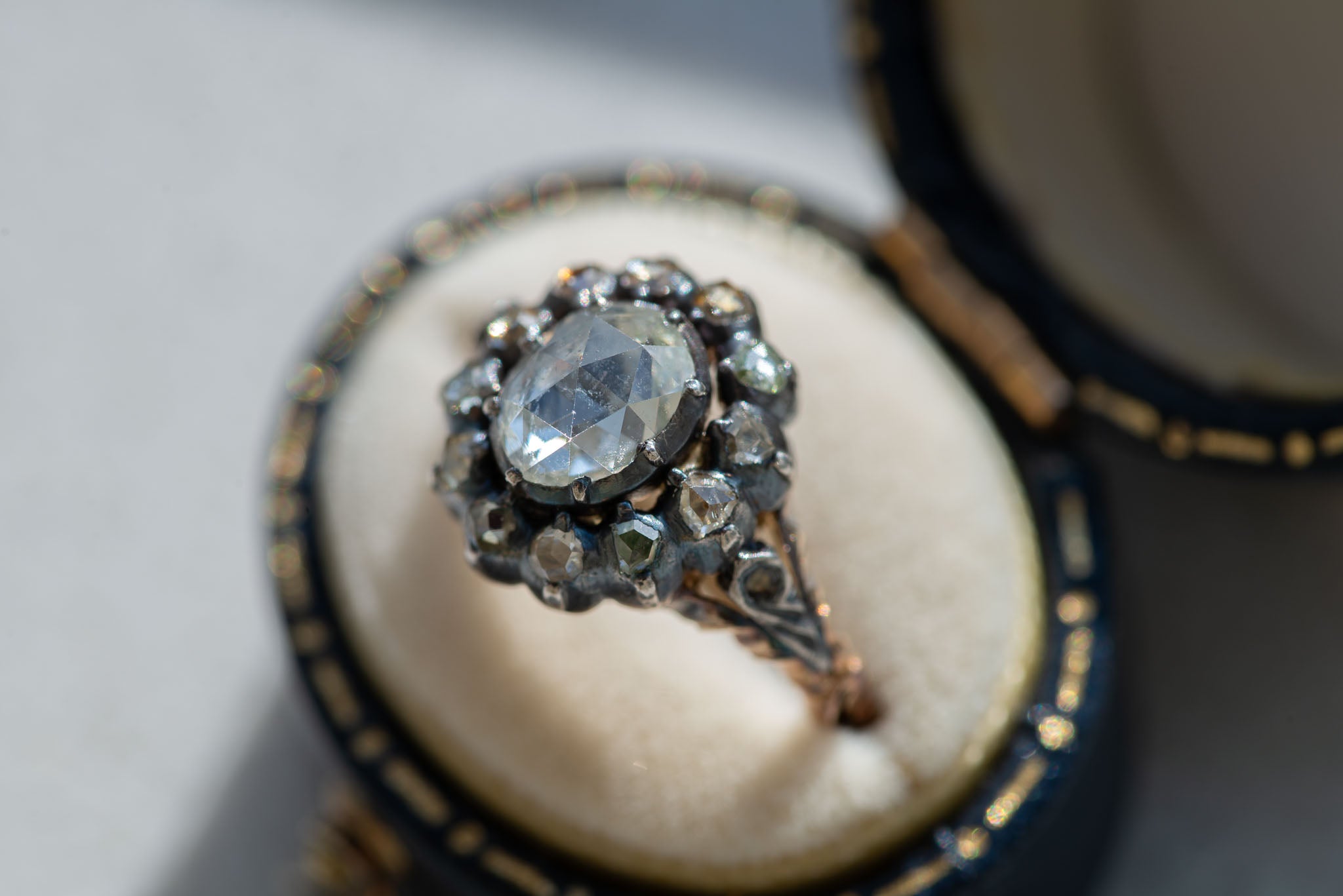 2.00ct Rosecut Diamond Entourage Ring