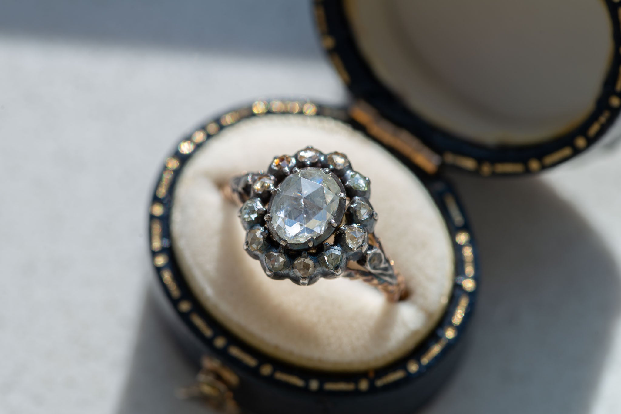 2.00ct Rosecut Diamond Entourage Ring