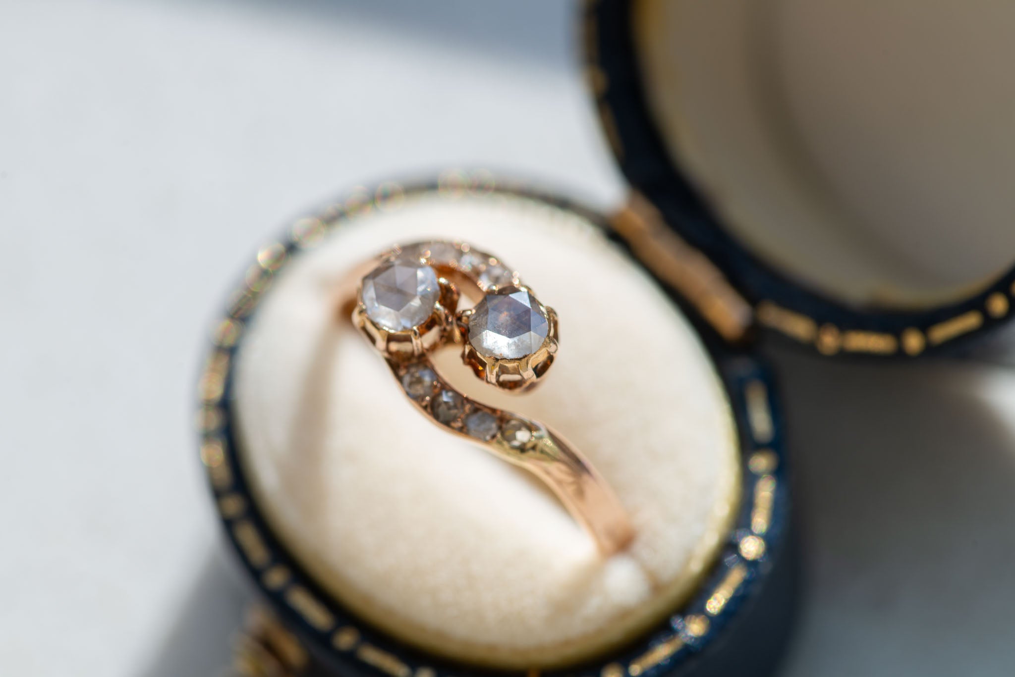 Antique 1900's Toi Moi Rosecut Diamond Ring