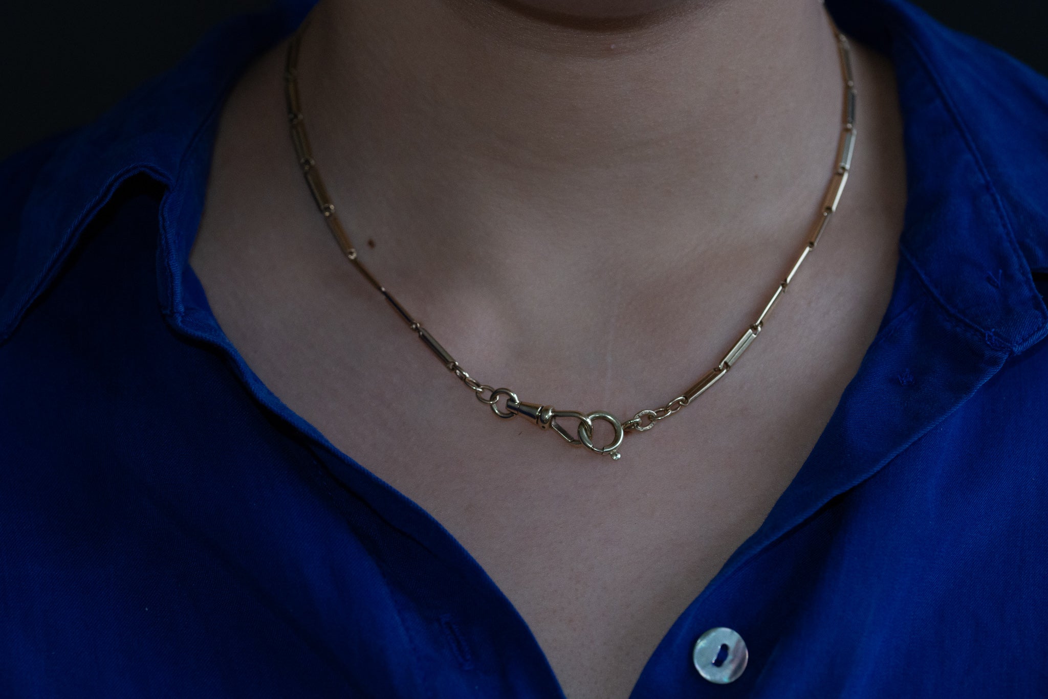 Vintage Pocketwatch Chain with Dog Clip - LUXORIA VITA