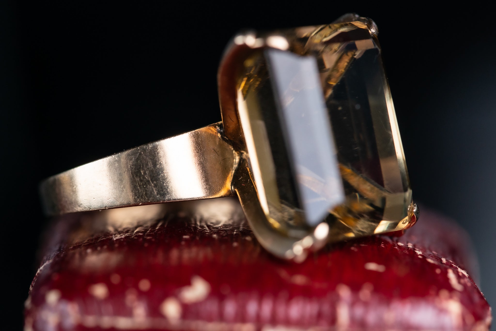 Vintage Smokey Quartz Ring - LUXORIA VITA