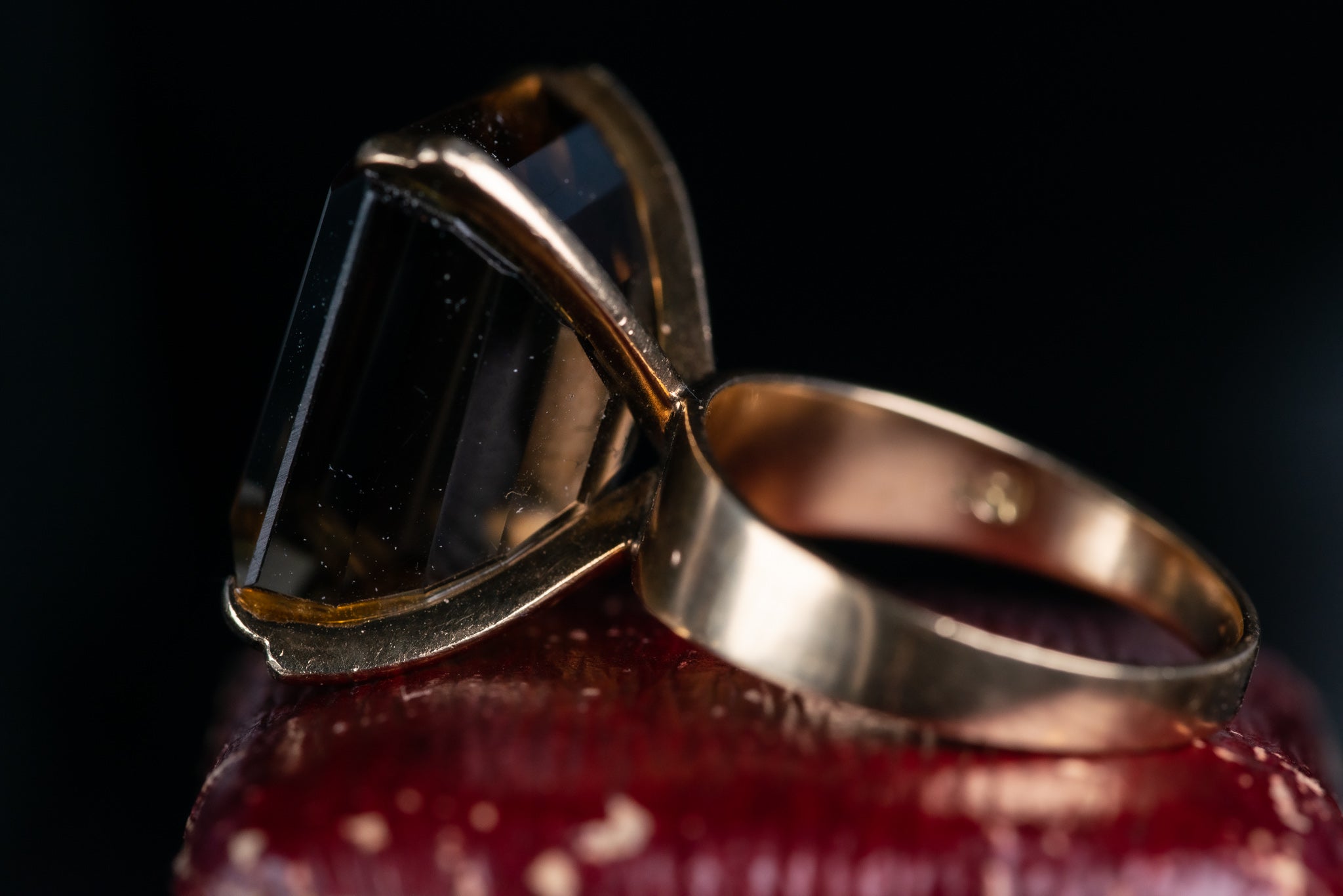 Vintage Smokey Quartz Ring - LUXORIA VITA