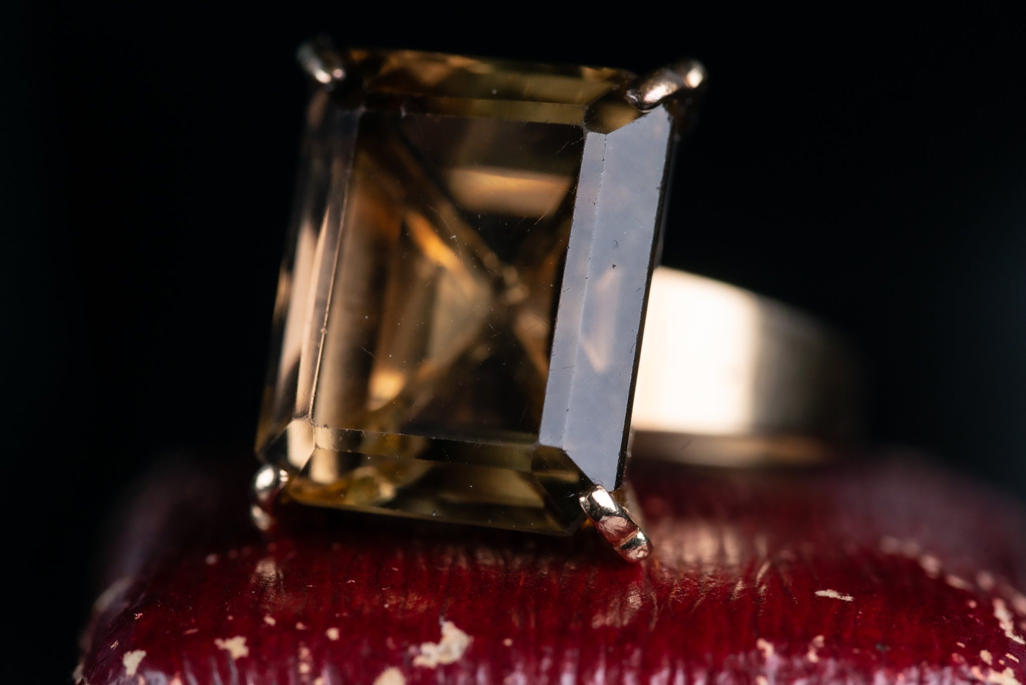 Vintage Smokey Quartz Ring - LUXORIA VITA