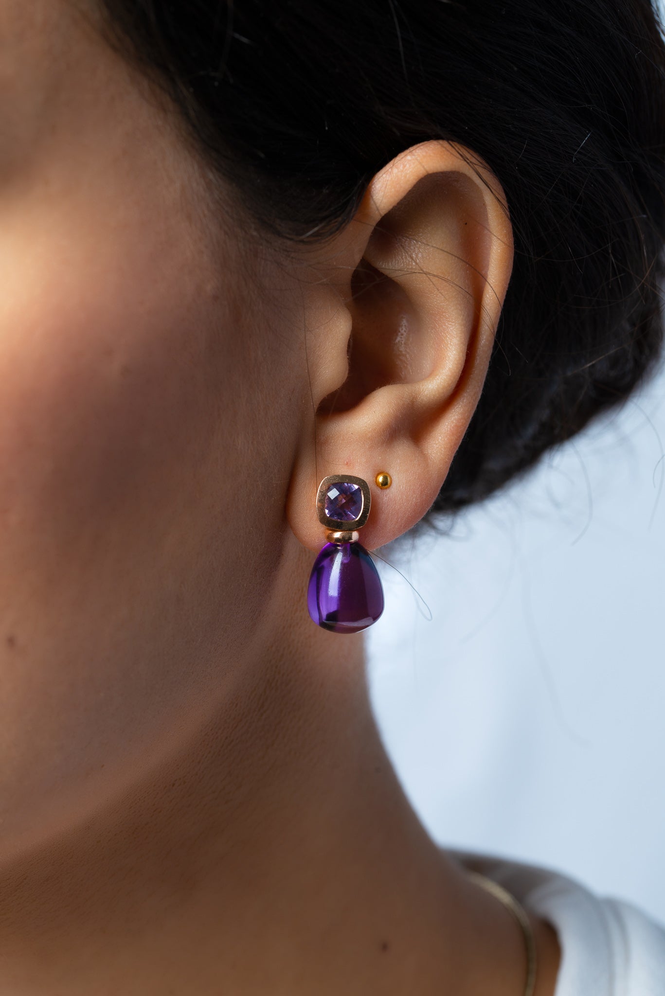 Vintage Amethyst Earrings - LUXORIA VITA