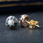Antique old mine cut diamond earrings - LUXORIA VITA