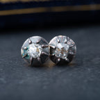 Antique old mine cut diamond earrings - LUXORIA VITA