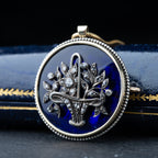 Antique Giardinetti Rosecut Diamond Pendant Brooch - LUXORIA VITA