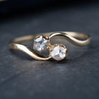 Edwardian Toi et Moi Rosecut Diamond Ring - LUXORIA VITA