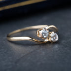 Edwardian Toi et Moi Rosecut Diamond Ring - LUXORIA VITA