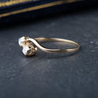 Edwardian Toi et Moi Rosecut Diamond Ring - LUXORIA VITA
