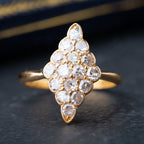 Antique 1900's Diamond Navette Ring - LUXORIA VITA