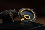 Vintage Designer P. Plöderl 18K Gold Silver Earrings - LUXORIA VITA