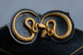 Vintage Designer P. Plöderl 18K Gold Silver Earrings - LUXORIA VITA
