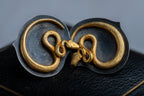 Vintage Designer P. Plöderl 18K Gold Silver Earrings - LUXORIA VITA