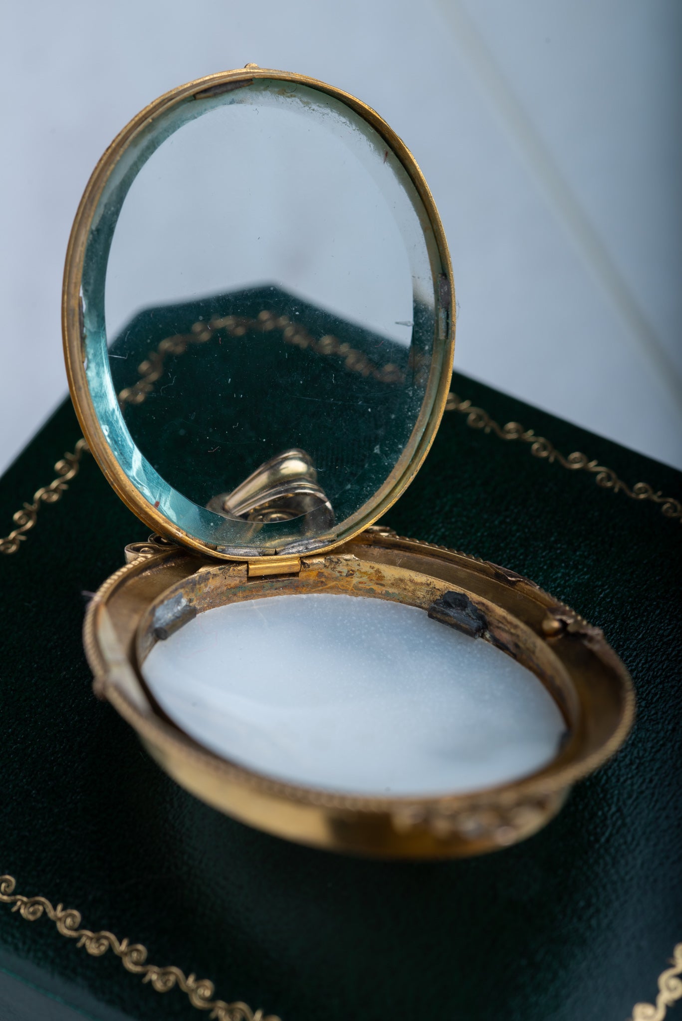 Victorian 19th Century Greek Shell Cameo Locket Pendant - LUXORIA VITA
