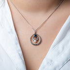 Edwardian Sapphire Diamond Pearl Pendant - LUXORIA VITA