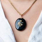 Victorian Onyx Locket Pendant - LUXORIA VITA