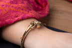 Edwardian Bypass OMC Diamond Bracelet 14K Gold - LUXORIA VITA