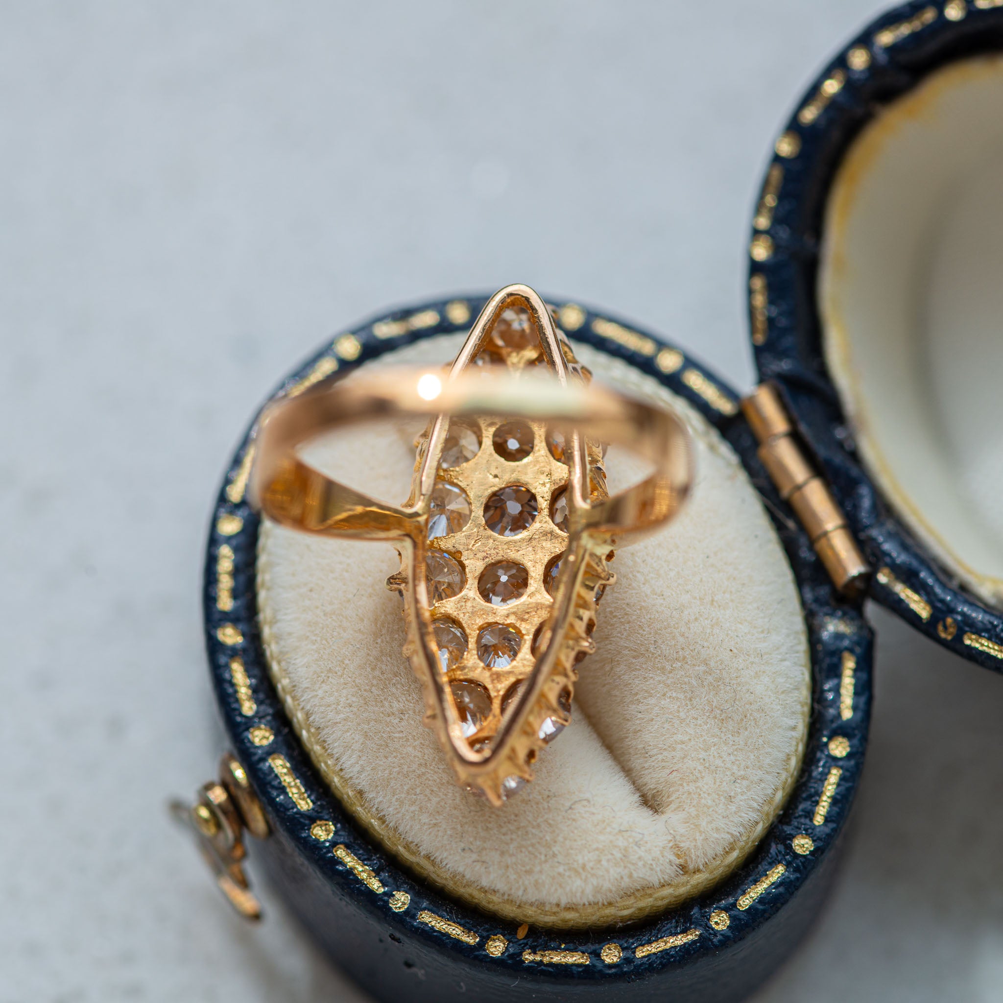 Victorian 1900's Navette Ring