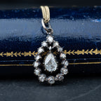 Victorian Rosecut Diamond Pendant - LUXORIA VITA