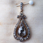 Antique Rosecut Diamond Pendant - LUXORIA VITA