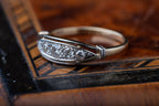 Vintage Diamond Boat Ring - LUXORIA VITA