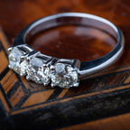 Modern 1.65ct Diamond Trilogy Ring - LUXORIA VITA