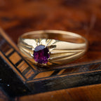 1900's High Carat Gold Ruby Ring - LUXORIA VITA