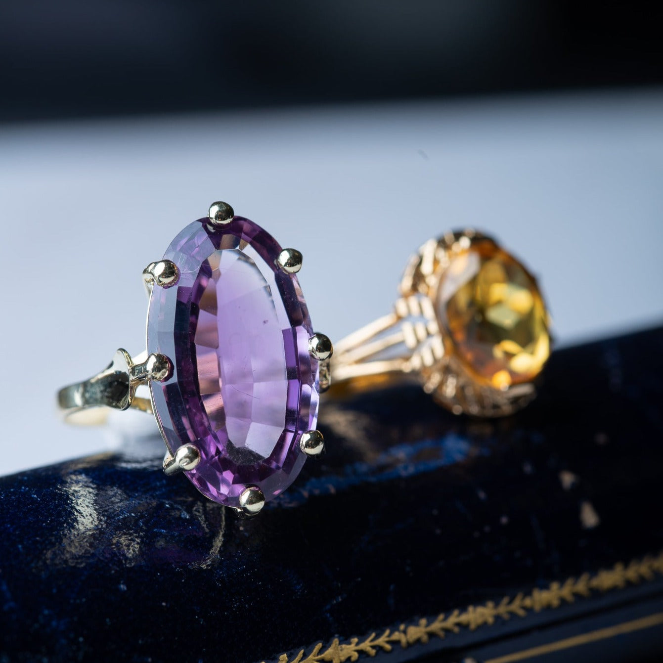 Vintage Amethyst Ring - Luxoria Vita