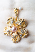 Vintage Statement Flower Pendant - LUXORIA VITA